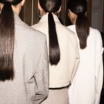 Victoria Beckham Instagram – This season I wanted the hair look to feel effortless and rebellious, turning the idea of femininity on its head and complimenting each of the girls’ strengths…I loved working with @AnthonyTurnerHair using @WellaHair ULTIMATE REPAIR and @ghdHair Duet Style to really work with the proportions and fluidity of the collection in an elevated way. 

#VBSS24 #VBBackstage