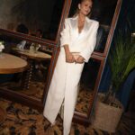 Victoria Beckham Instagram – So much fun with my #VBMuses and @VictoriaBeckhamBeauty at @CafeLaPerouse_Paris celebrating #VBSS24 and #VBFragrance! Kisses xx