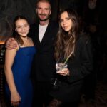 Victoria Beckham Instagram – Fun night with my family, friends and @VictoriaBeckhamBeauty celebrating my #VBSS24 show and #VBFragrance launch at @CafeLaPerouse_Paris!!! Kisses xx