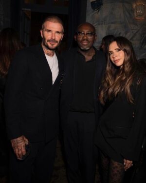 Victoria Beckham Instagram - Fun night with my family, friends and @VictoriaBeckhamBeauty celebrating my #VBSS24 show and #VBFragrance launch at @CafeLaPerouse_Paris!!! Kisses xx