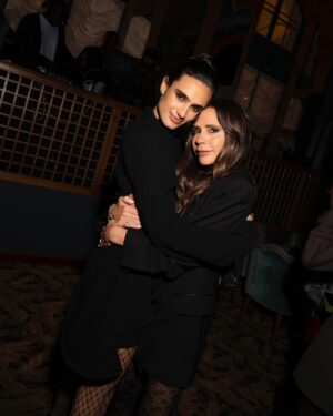 Victoria Beckham Instagram - Fun night with my family, friends and @VictoriaBeckhamBeauty celebrating my #VBSS24 show and #VBFragrance launch at @CafeLaPerouse_Paris!!! Kisses xx