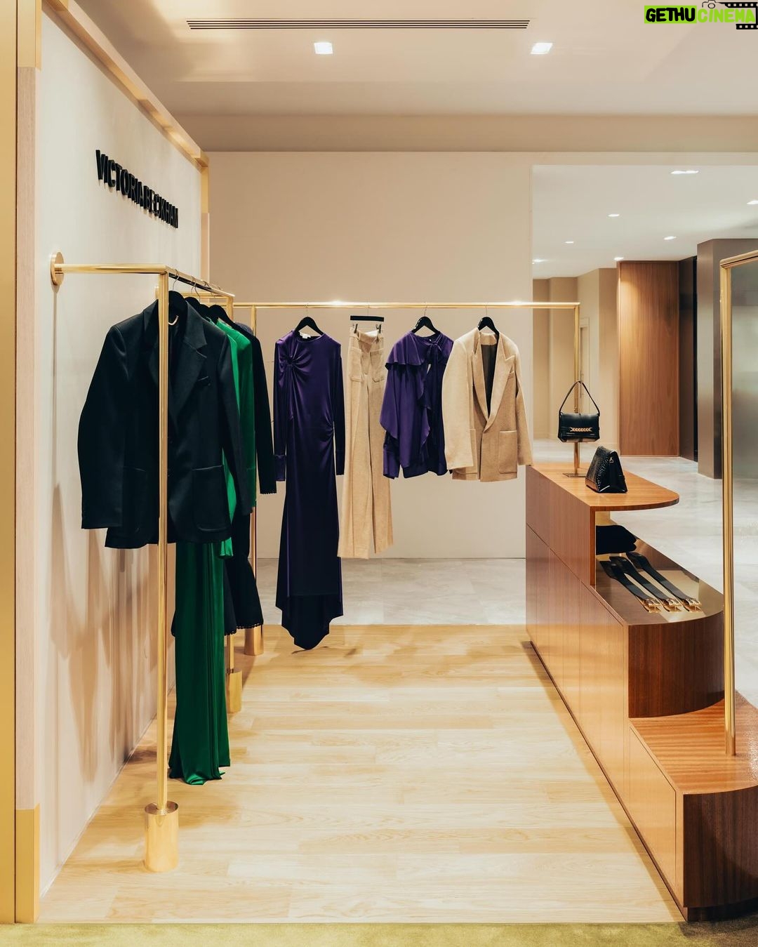 Victoria Beckham Instagram - So excited to open my new store in Paris! You can now shop the collections on the 2nd floor of @GaleriesLaFayette! Bisous xx