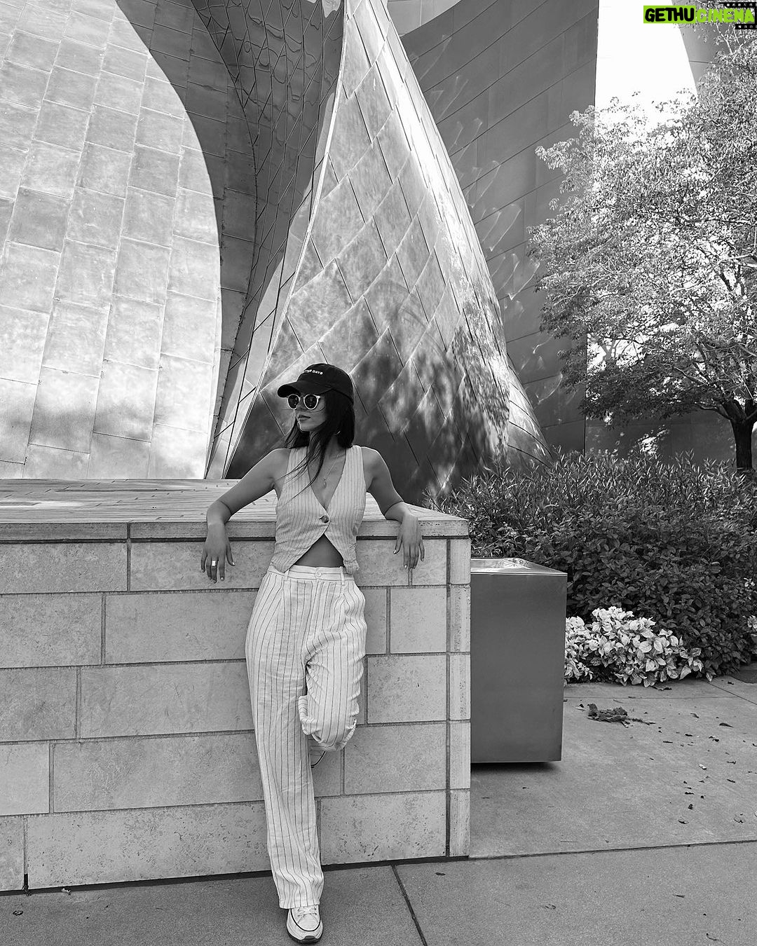 Victoria Justice Instagram - Day at the museum š„° I call this series, āA broad @ the Broadā. The Broad Museum