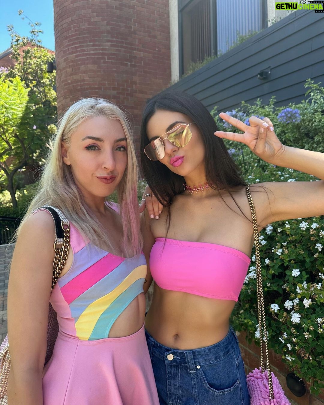 Victoria Justice Instagram - Barbie girls just wanna have fun ☺️💕 Barbie World