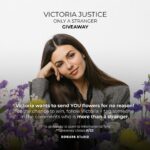 Victoria Justice Instagram - I think you’re special & I want to send YOU flowers for no reason 🥰. As a thank you for all the love on #OnlyAStranger, I’m partnering with @roobarbstudio to send floral arrangements to a lucky few of you! For a chance to win, follow me + tag someone in the comments who’s more than a stranger. *Giveaway closes 8/22 & is also open to International fans*