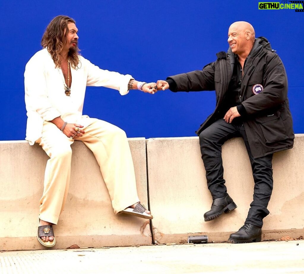 Vin Diesel Instagram - Two weeks away from the FastX trailer launch!!!! Blessed to be a part of a Saga that encourages such great work from the many amazing artists that have made this the world’s Saga! A still from set after an intense, week long scene with my brother @prideofgypsies 🙏🏽 #FastX