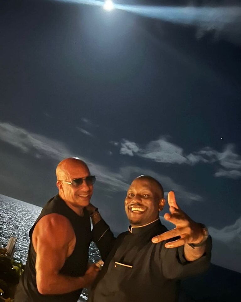 Vin Diesel Instagram - If you told me back in 2010, when we first worked together… that in 2023 we would be standing on the shores of Turks and Caicos discussing all of the countries we are about to tour for the release of the Finale. wow. Surreal. 🙏🏽 #Brotherhood #FastX