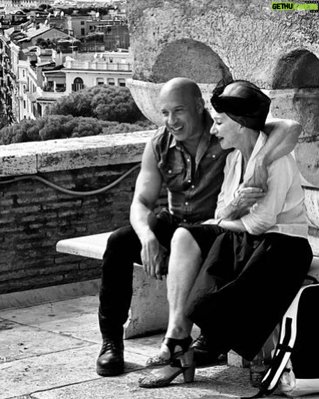 Vin Diesel Instagram - When in Rome… @helenmirren #FastX