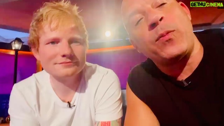 Vin Diesel Instagram - Week 11!!! Wow, the one moment I get away from our incredible Fast production set I get to have a lovely chat with Ed and James. Blessed and Grateful. @teddysphotos @j_corden #FastX