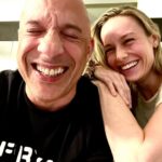 Vin Diesel Instagram – Yeah yeah yeah… you see this angel over my shoulder cracking me up, you say to your self “ that’s captain Marvel”. Clearly there is love and laughter in this image. What you don’t see however, is the character you will be introduced to in Fast10. You have no idea how timeless and amazing she will be in our mythology.  Beyond her beauty, her intellect… her Oscar, haha is this profound soul who will add something you might not have expected but yearned for. 
Welcome to the FAMILY Brie.
@brielarson