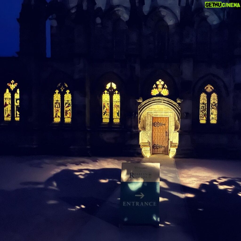 Vin Diesel Instagram - Midnight at the Rosslyn Chapel In Edinburgh Scotland… Upon this hallowed ground, one word whispered in the pure Midlothian night’s breeze… Faith… 🙏🏽