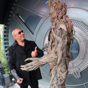 Vin Diesel Instagram - Happy Creative Sunday…
Spent Earth Day with my Alter Ego, GROOT! Haha..
All love, Always.
