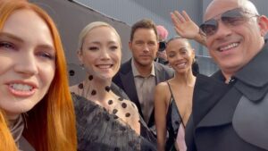 Vin Diesel Instagram - We are Groot!
@prattprattpratt @zoesaldana @karengillan @pom.klementieff