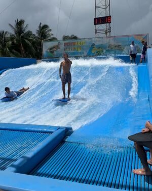 Vincent Michael Webb Instagram - Fun at AquaWorld in Cancún! It’s simulated surfing 🏄‍♀️!
@vincentwebb.official 
#aquaworldcancun #cancunmexico #cancunlife #surferboy #blondemodel #beachboy #teenactor #16yearsold #vivalavida #vincentcancun #vincentwebb