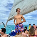 Vincent Michael Webb Instagram – Fun catamaran tour from Cancún to Isla Mujeres!
☀️ 
#catamaran #boatlife #cancun #cancunlife #teenboy #16yearsold #teenactor #vivamexico #islamujeres #vivalavida #vincentwebb #vincentcancun 
@vincentwebb.official Cancún México