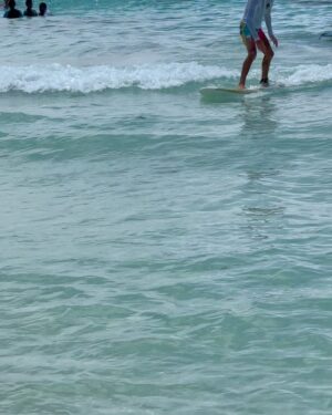 Vincent Michael Webb Instagram - Surf lessons 🏄‍♂️ @goodvibessurfschoolcancun 
🏄‍♂️ 
Follow my other account @vincentwebb.official !!
🌊 
#surfcancun #surflessons #cancunlife #beachboy #vincentcancun