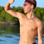 Vincent Michael Webb Instagram – Hanging lagoon side in Cancun 
#cancunlife #cancun #skullcap #teenactor #modelo #dockside #lagoon #mexico #vincentcancun Cancún México