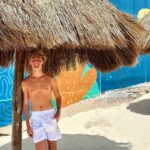 Vincent Michael Webb Instagram - CANCUN! Happy to be back! 🇲🇽 you can check out my Brand army link in my bio for more photos and videos. 👆 🌊 #cancunbeach #playamarlin #cancún #beachboy #blondeboy #teenactor #vivamexico #vamosalaplaya #vivalavida #vincentcancun Cancún México