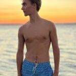 Vincent Michael Webb Instagram - Waiting for the sun to set over the lagoon in Cancun … @vincentwebb.official #sunsetlover #cancunlife #cancunmexico #teenactor #goldenhour #docklife #vivalavida #vincentwebb #vincentcancun Cancún México