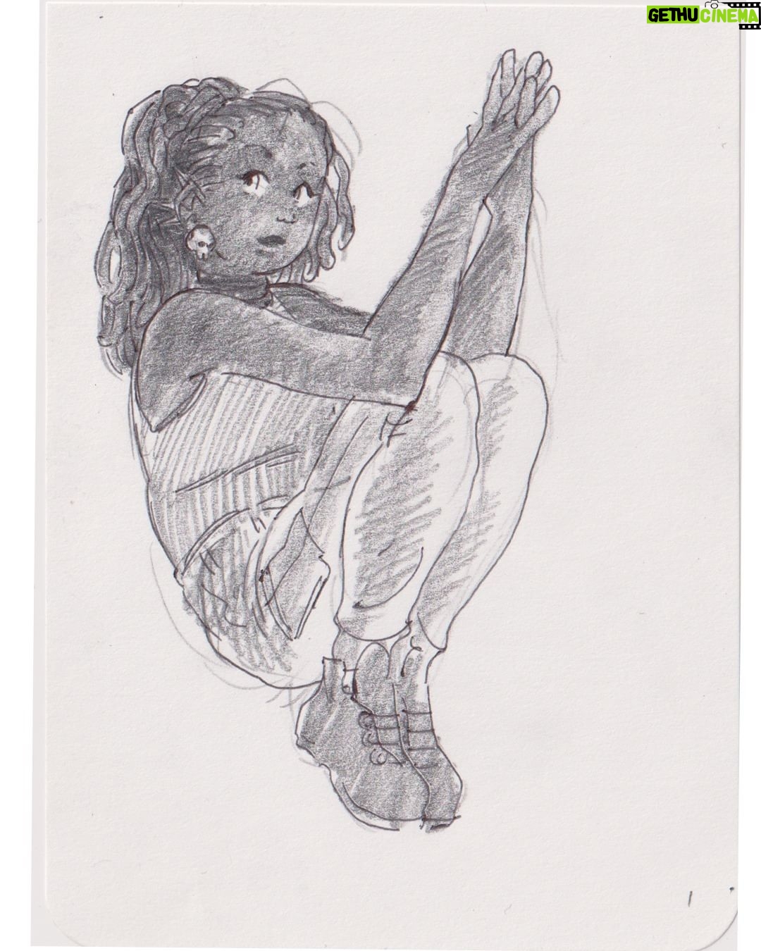 Violaine Briat Instagram - Doodles from the past couple of rewards! Members of "the scarce" reward tier (currently full) get unique, pencil and ballpoint sketches once a month in the mail like these. And then I pick one to clean up and they become a mini print for all members of "the sticky" ( my monthly sticker club! spots still available :) That month featured a lot of Rodney doing yoga and 2 Jaz doodles ;) Subscribe link in bio or stories! I'm probably upload next update on sunday, I'm cramming for a couple of deadlines right now! Thank you so much for all the fanart you guys make, it's the best thing ever. I'm so happy every time I see I'm tagged in stories or posts for Rodney stuff :D Thank you thank you thank you!!!!!!! #rodneyrrodney #myocs #myoriginalcharacter #clipstudiopaint #clipstudio #yoga #yogainspiration #myocsaremybabies #traditionalart #pencilart #webcomiccharacter #originalcharacter #myart #originalart