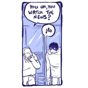 Violaine Briat Instagram - WEBTOON UPDATE WEBTOON UPDATE!

So I've been racing to update on webtoons because I'm gonna be taking a short hiatus! I'm gonna be hiking for a week in the mountains and I'm hoping I'll get a ton of wacky and spooky ideas while backpacking in the summits. But hey I already know how this whole comic ends, so no funny business happening here.....

Rodney R Rodney (RRR for short) is an ongoing, serialized horror comedy webcomic about a local couple dealing with their.... "eccentric" neighbor. all chapters on Webtoons! Link in bio :)

Thank you all so much for your comments and sharing my posts in stories! <3 Also, I love to get fanart! If you want me to share it in stories, make sure to tag me! Feel free to use my art as pfp, just credit me in bio

────────── • • • •
♡ ≡ ➭ ⌂
ᴸⁱᵏᵉ ᶜᵒᵐᵐᵉⁿᵗ ˢʰᵃʳᵉ ˢᵃᵛᵉ
• • • • ──────────

#rodneyrrodney #webtoon #webcomic #dailycomic #myart #myoc #originalcharacter #originalcomic #artstyle #digitalart #webcomicseries #murdermystery #webtooncanvas #drawingoftheday #comicart