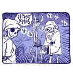Violaine Briat Instagram - MERRY CHRISTMAS EVERYONE!!!! Haha this is my yearly repost but hey, an oldie but a goodie ;) You betcha Rodney dresses up his skeletons according to the current festive season. All the doodles of character in winter outfits were part of my ko-fi rewards, i still love these skecthes a lot haha ... The travis drawing just works with anyone really, he's just aiming at everyone with that snowball...... Anyhow, hope yall are having a wonderful time <3 <3 <3 Merry almost xmas!!!!! #webcomic #rodneyrrodney #12ftskeleton #merrychristmas #merrychristmas🎄 #myart #doodle #pencil