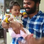 Vishwa Raghu Instagram - My rowdy kutty princess 😘😘😘😘👨‍❤️‍💋‍👨👨‍👩‍👧💖❣️ @pranaviacharya