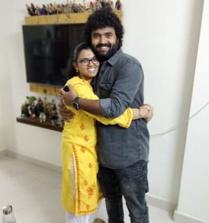 Vishwa Raghu Instagram - Many many more happy returns of the day my lovely, beautiful ❤️😘😘😘😘wifey @pranaviacharya  God bless u with more success,health n wealth 😘😘😘😘😘👏👏👏👏👏❤️❤️❤️😍😍😍👏👏👏