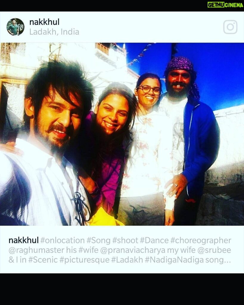 Vishwa Raghu Instagram - Some beautiful memories and persons are to be cherished.... 'Sei' the film has given me that... My next project in Tamizh industry... This song gave me a lifelong bonding with these beautiful hearts @nakkhul @nakkhul_betarrbet @srubee #seithefilm #dancedirector #brotherfromanothermother #nadiganadiga