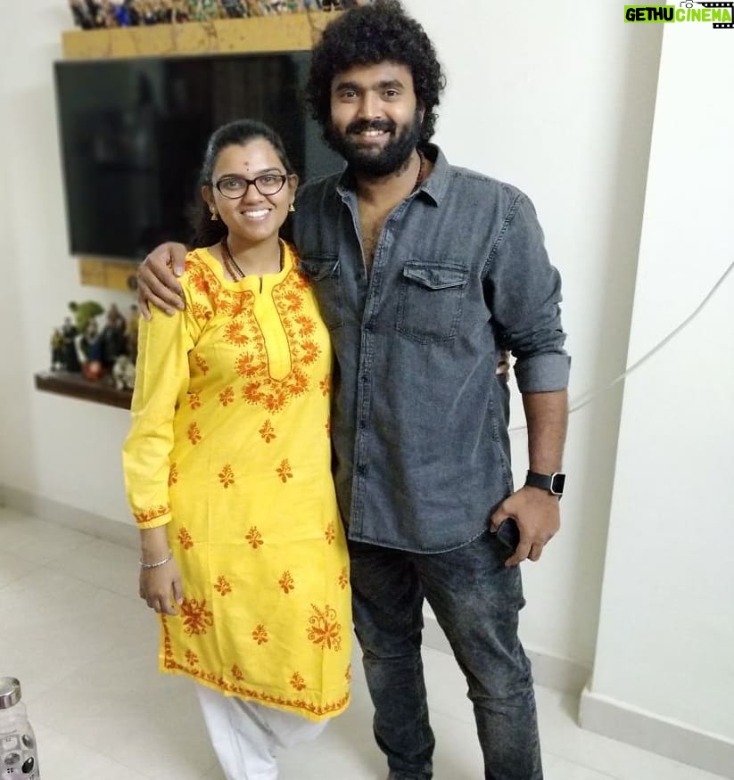 Vishwa Raghu Instagram - Many many more happy returns of the day my lovely, beautiful ❤️😘😘😘😘wifey @pranaviacharya God bless u with more success,health n wealth 😘😘😘😘😘👏👏👏👏👏❤️❤️❤️😍😍😍👏👏👏