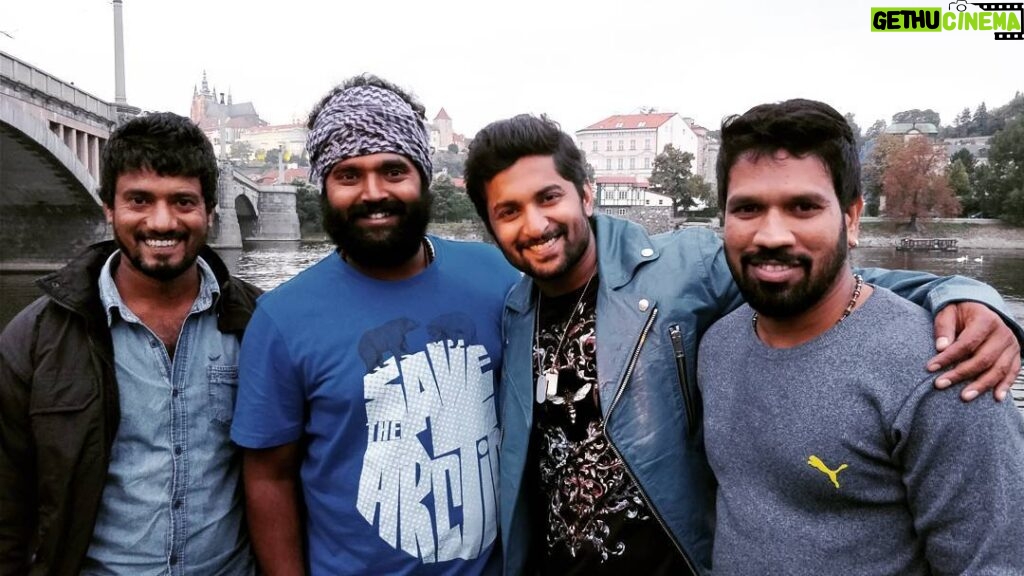 Vishwa Raghu Instagram - Finished songs shooting with 'Nani' in PRAGUE #EUROPE# KRISHNARJUN YUDDAM#MOVIE😊😊🤘🤘🛫🛫@pranaviacharya