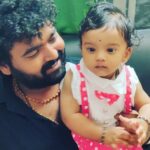 Vishwa Raghu Instagram – Happy daughters day my kuttyyy rowdy baby😘😘😘😘😍😍😍🤗🤗🤗🤗 @sradha narayani 😘😘😘😘 @pranaviacharya