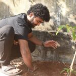 Vishwa Raghu Instagram – I’ve accepted #GreenindiaChallenge 
from @shekarmaster  Planted 3 saplings. Further I am nominating my guru #RajuSundaram my master @offl_Lawrence n my wife 
@pranaviacharya to plant 3 trees & continue the chain..special thanks to @MPsantoshtrs garu for taking this intiative..👏👏👏😍😍
