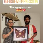 Vishwa Raghu Instagram – @highfiveimpression Thanks for the lovely n memorable gift from these guys to my Little kutty iyyer @pranaviacharya 🥰🥰👏👏👏👏🤗🤗😍😍