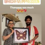 Vishwa Raghu Instagram - @highfiveimpression Thanks for the lovely n memorable gift from these guys to my Little kutty iyyer @pranaviacharya 🥰🥰👏👏👏👏🤗🤗😍😍