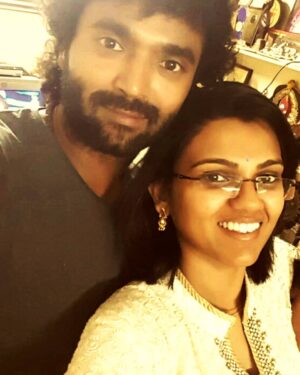 Vishwa Raghu Instagram - Happy valentine's Day to my ❤️💓ly wifey @pranaviacharya and to all my friends 👏👏👏🕺🕺🤩🤩🤩🤩🤩🤩🥰🥰🥰😍😍