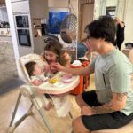 Vitória Moraes Instagram – Comecei minha introdução alimentar galela, já amei banana e laranja 💜