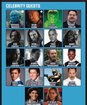 Walter Jones Instagram - You  said “Don’t threaten me with a good time” I couldn’t help it!! #walterejones #davidyost #superheroes #powerrangers #comiccon #buffalo  #letsgo