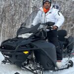 Walter Jones Instagram - When you gotta take the Mastodon Minizord! #walterejones #blackranger #powerrangers #alaska #fairbankscomiccon #fairbanks #mastodon #snowmobile #adventure Fairbanks, Alaska