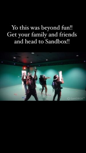 Walter Jones Instagram - #sandboxvr is the 30 mins of VR adventure!! #Letsgo