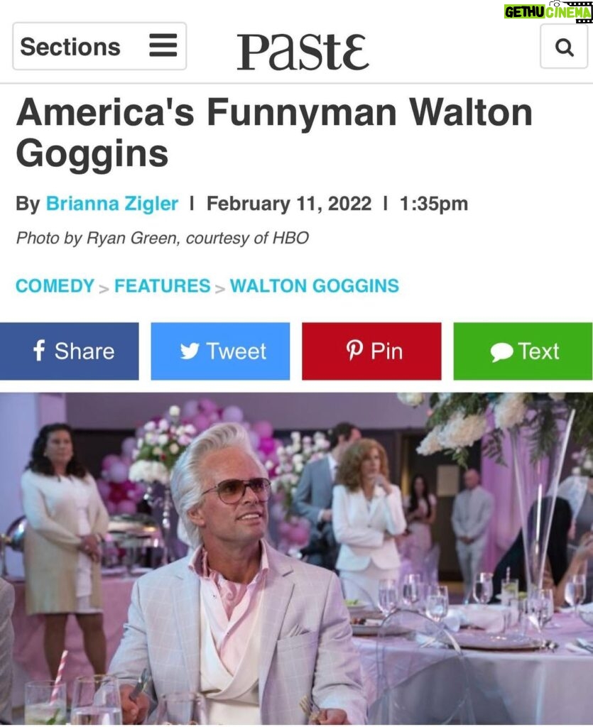 Walton Goggins Instagram - I didn’t write it but I’ll damn sure take it. Thank you @pastemagazine for the kind words. You know how to make a fellas day. Link in the bio if you have some time with your cup of coffee. @hbomax @roughhousepictures @therighteousgemstones