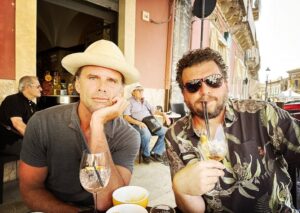 Walton Goggins Instagram - Look who showed up in my Sicilian feed… my favorite nephew… Jesse Gemstone! He likes Cacio e Pepe as much as I do! Quality time Italian Style. 🇮🇹🇮🇹