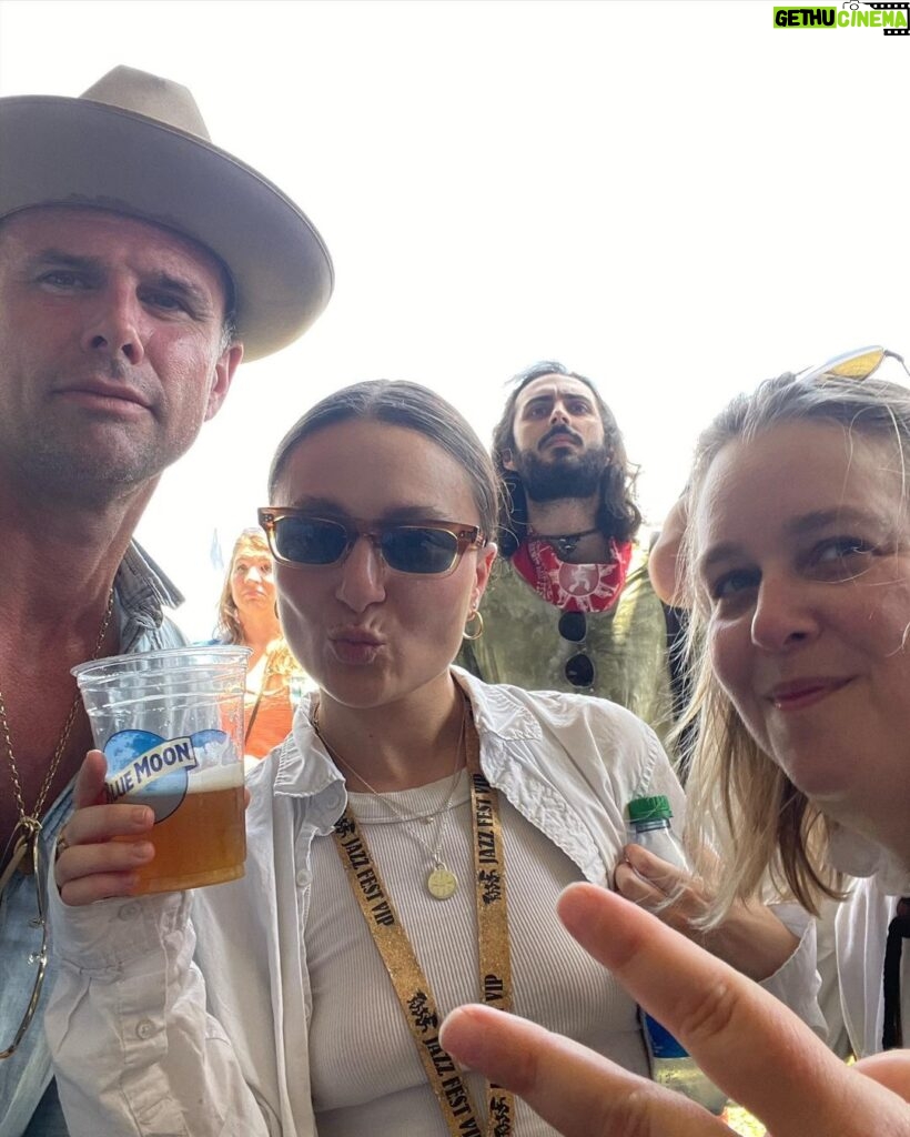 Walton Goggins Instagram - Jazz Fest day two…I could start with @jasonisbell I first met him with the @drivebytruckers almost 20 years ago. His music lifted me up thru some of my darkest days… now he’s A poet for the ages… or THE fucking WHO… or… maybe one of the best live music experiences I’ve ever had from Dahka Brahka (a religious experience for everyone in that tent)…. but the thing … THE THING I didn’t know was going to happen when I woke up this morning was seeing Raylan Givens. Haven’t seen him since the day we wrapped almost 8 years ago. There’s a whole lot going on in this picture. Filled me up. The outlaw and the lawman. Let’s see what tomorrow brings.