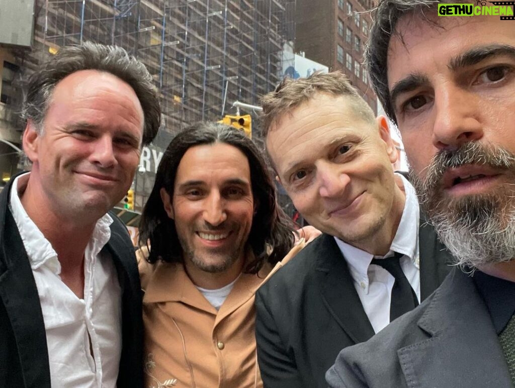 Walton Goggins Instagram - Everyone’s out of focus… cause when you see art that’s this good that’s what it does to you. It moves you in a way that’s hard to capture. There were so many people that were a part of this special evening but these are the only photos I have… American Buffalo on Broadway…Sam Rockwell, Laurence Fishburne and Darren Criss. Went to the opening night. I left the theater thinking “What have I done with my life….” My glass ceiling just got a new layer of glass. It’s incredible. If you find yourself in NYC…. Please go see it. For your sake not mine… I’m humbled to the core. Thank you @mslesliebibb for architecting a night I will never forget. I love you sister… I love you Sammy… I love you Fish. My life is better for knowing you like I do. I’m so fucking proud of you! WG