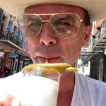 Walton Goggins Instagram - I had to share this smile… spent the afternoon at my favorite bar… drinking that Chart Room Bloody Mary (the only thing missing is @mulholland.spirits Vodka) and picking my way thru my favorite Juke box in this city… if there are codes to live buy in this world.. high on that list for me is to never meet a stranger… only meet a friend. My new friend and fellow juke box cowboy, Todd. God I love this town. @toddington