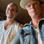 Walton Goggins Instagram - I had to share this smile… spent the afternoon at my favorite bar… drinking that Chart Room Bloody Mary (the only thing missing is @mulholland.spirits Vodka) and picking my way thru my favorite Juke box in this city… if there are codes to live buy in this world.. high on that list for me is to never meet a stranger… only meet a friend. My new friend and fellow juke box cowboy, Todd. God I love this town. @toddington