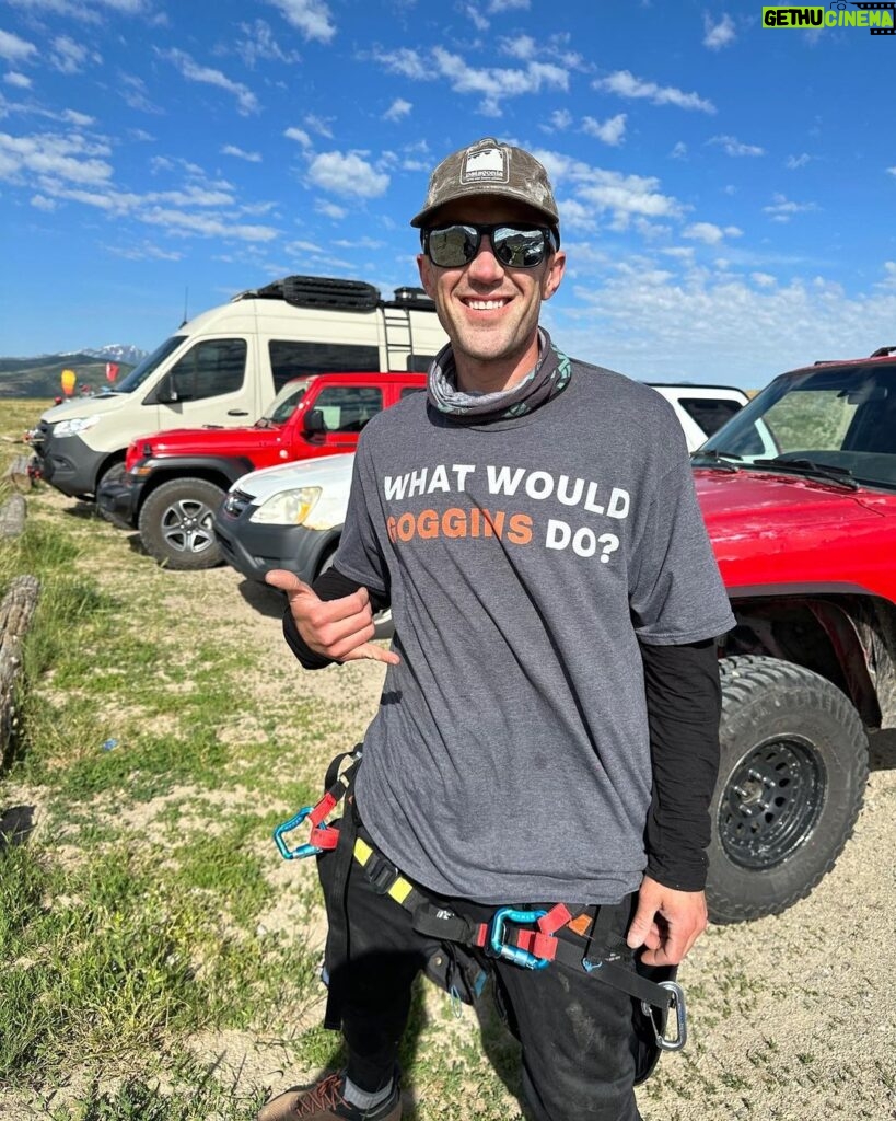 Walton Goggins Instagram - Friend of mine is paragliding in UTAH and met this guy today. Sent me this photo. I couldn’t help but ask myself the same thing.