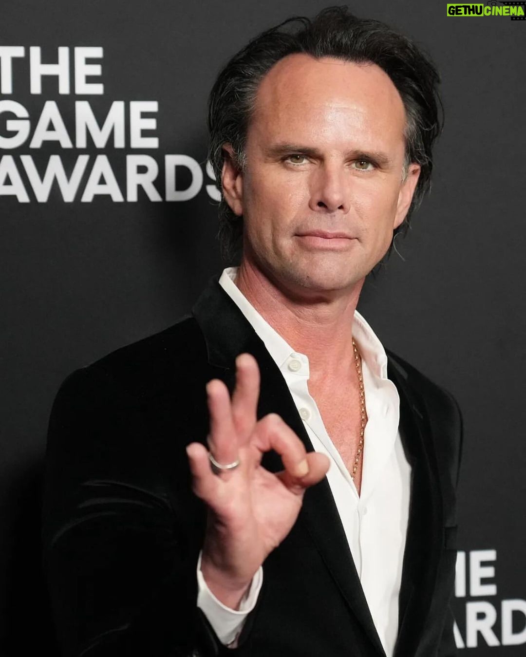 Walton Goggins Instagram - Today everything is going to be A-OK. I just know it. @falloutonprime presenting at the gaming awards last night.
