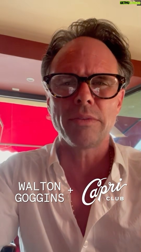 Walton Goggins Instagram - Reporting from the front lines of a good time. In case you wanted to get your Friday night started early. I have… obviously! Thank you Taylor and @capriclubla for taking such good care of us. @mulholland.spirits GIN never tasted this good! Happy Friday y’all!