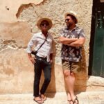 Walton Goggins Instagram - Look who showed up in my Sicilian feed… my favorite nephew… Jesse Gemstone! He likes Cacio e Pepe as much as I do! Quality time Italian Style. 🇮🇹🇮🇹